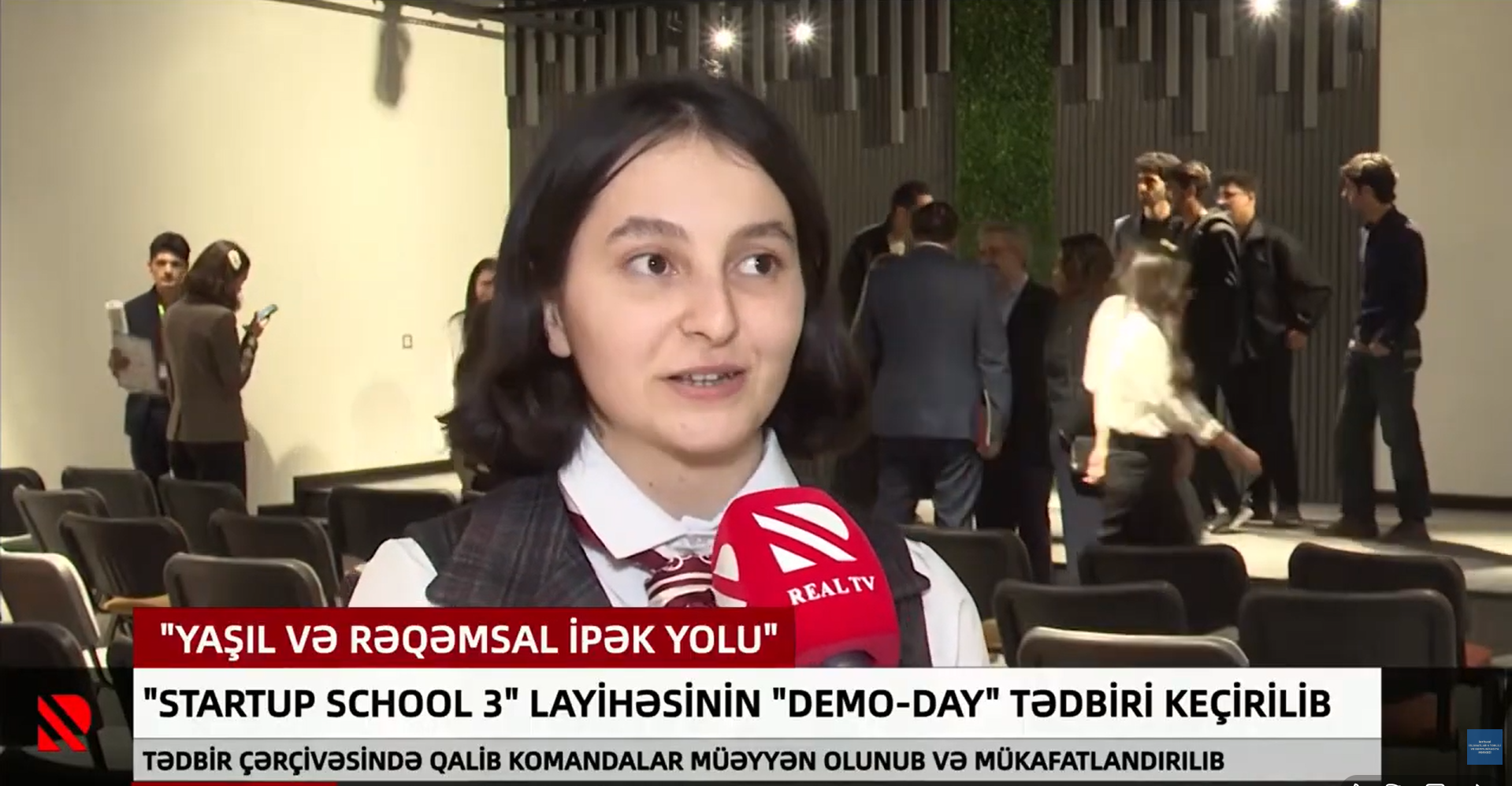 “Enterprise Azerbaijan” portalı, “Startup School 3” layihəsi, Real TV-nin süjeti