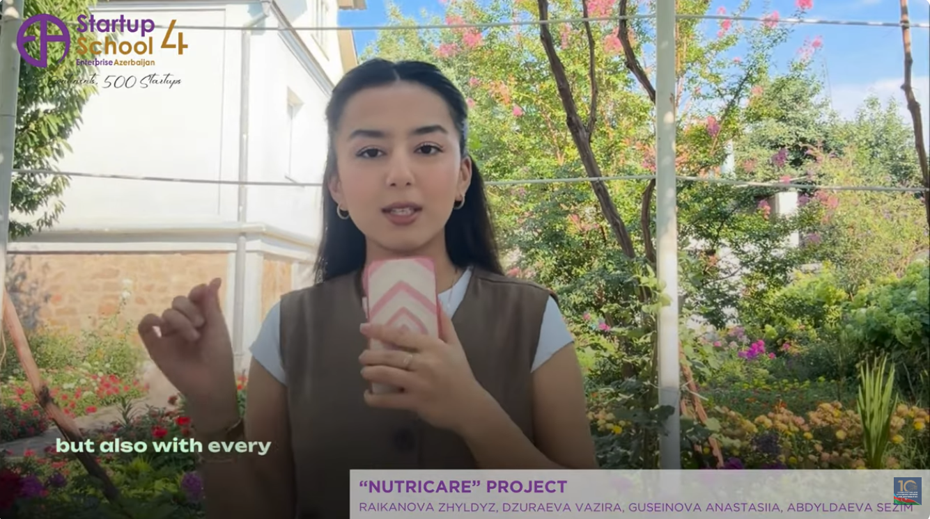 "Enterprise Azerbaijan" portalının həyata keçirdiyi "Startup School 4: Beş qitə – 500 startap" qlobal innovasiya proqramının iştirakçıları olan Qırğızıstanın “NutriCare” startap komandası proqram və layihələri ilə bağlı fikirlərini b